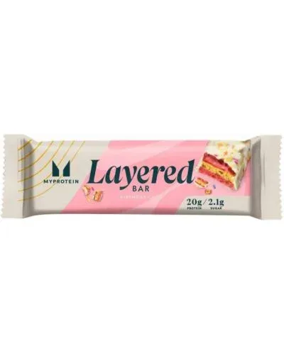 Layered Bar, торта за рожден ден, 60 g, MyProtein - Myprotein