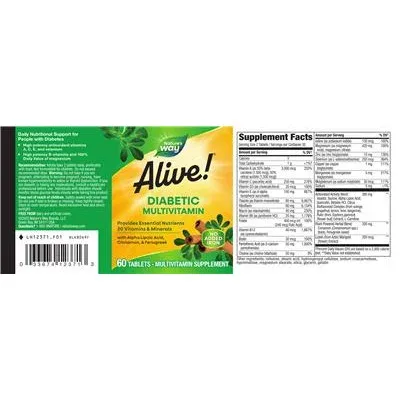 Alive! Diabetic Multivitamin - Nature's Way