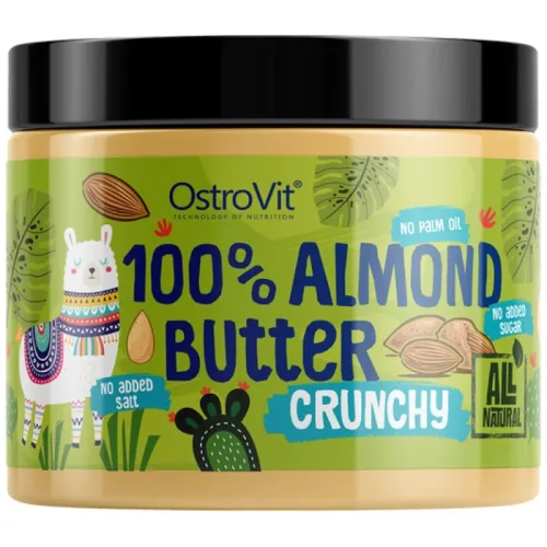 100% Almond Butter Crunchy / 500 грама - OstroVit
