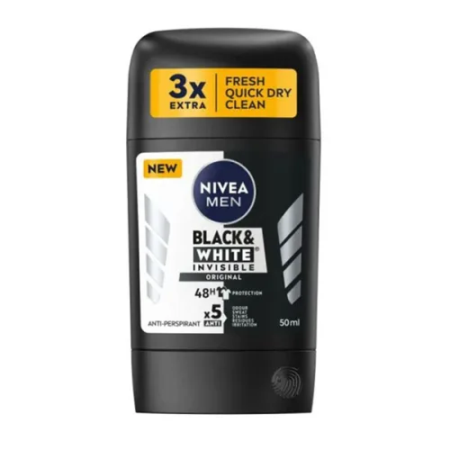 Део стик Nivea Men Black&White invisible original 50мл.