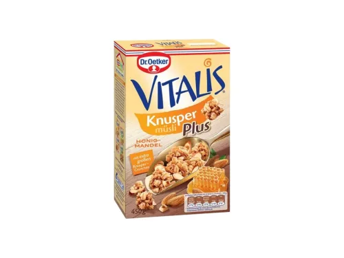 Мюсли Хрупкаво Vitalis Плюс Мед и Бадем 450гр