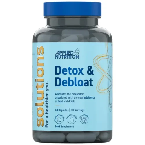 Solutions Detox & Debloat | with Activated Charcoal & Milk Thistle (30 дози) / 60 капсули - Applied Nutrition