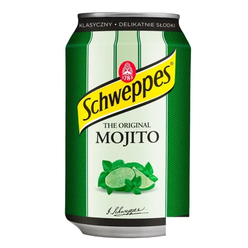 Газирана напитка Schweppes Mojito 330мл. - Schweppes