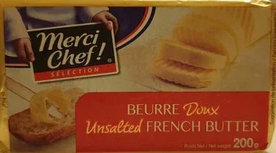 Масло Merci Chef без сол 200Г / Merci Chef Unsalted Butter 200G - Grand Fermage