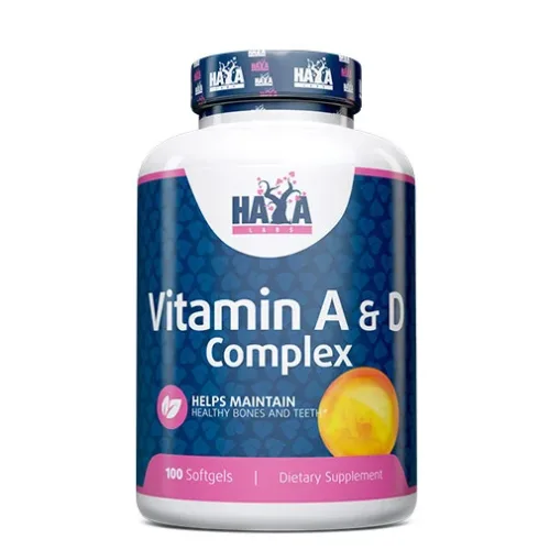 Vitamin A & D Complex / 100 Softgels - Haya Labs