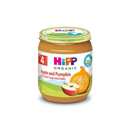 Пюре Био тиква с ябълка Hipp 125гр.