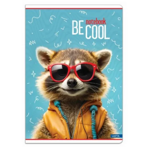Тетрадка Lastva Be Cool A4, 52 листа, Широки редове голяма - Lastva