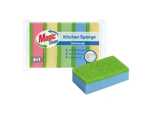 Гъба Домакинска Magic Clean 5бр Целофан Hssf429
