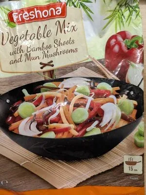 Зеленчукова смес с бамбукови издънки и гъби Мун / Vegetable Mix with Bamboo Shoots and Mun Mushrooms - Freshona