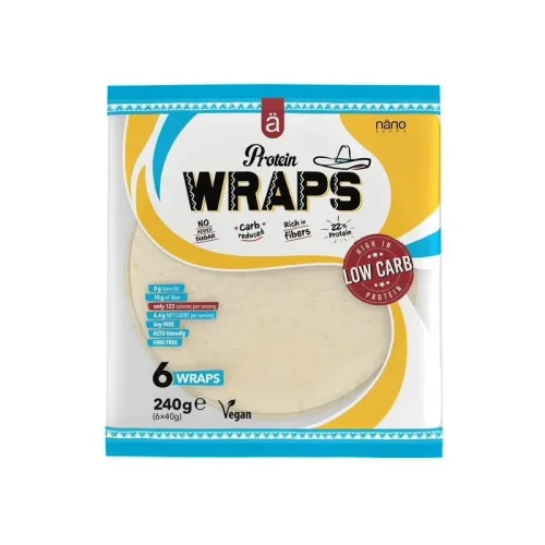 Protein Wraps - Протеинова Тортила Рап, Разфасовка 240g - Nanosupps