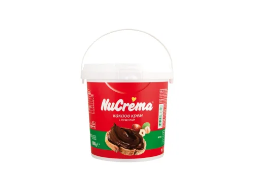 Крем Какаов Nucrema 1 Кг Пластмасова Опаковка