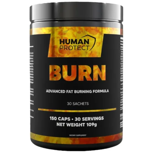 Burn | Advanced Fat Burning Formula / 150 капсули, 30 дози - Human Protect