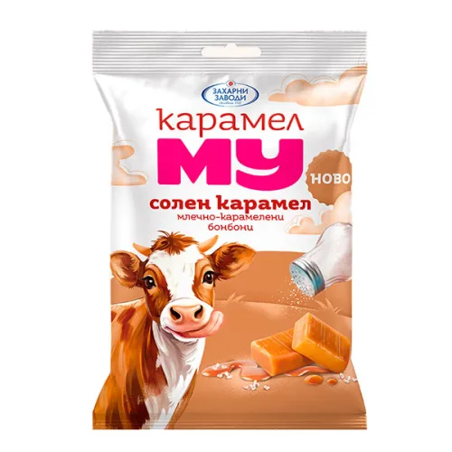Бонбони Карамел Му солен карамел 100гр.