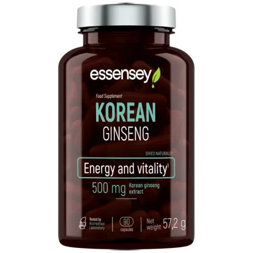Korean Ginseng 500 mg / 90 капсули, 90 дози - Essensey