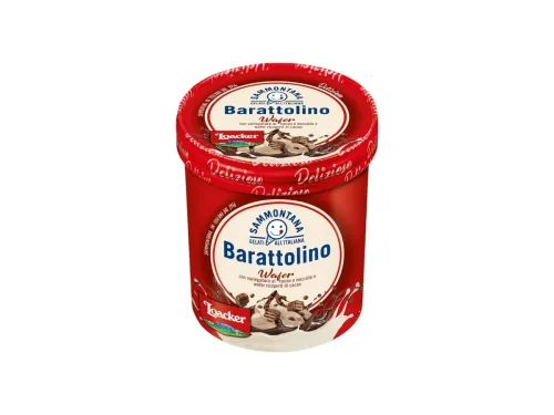 Сладолед Barattolino Loacker 500гр