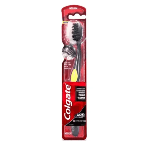 Четка за зъби 360 градуса черна Colgate - Colgate