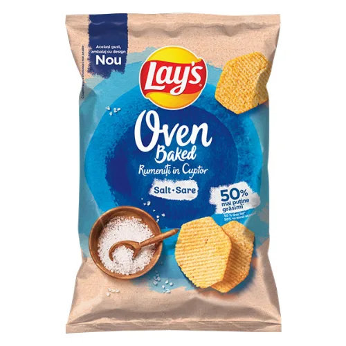 Чипс Lay's картофен печен сол 125гр. - Lay's