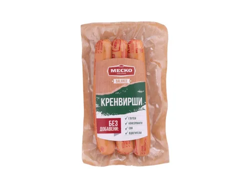 Кренвирши Баланс 220гр Вакуум МесКо
