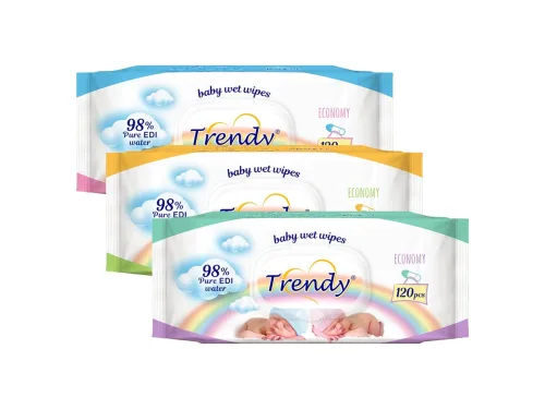 Кърпи Влажни Trendy Бебе 120 Бр С Капак