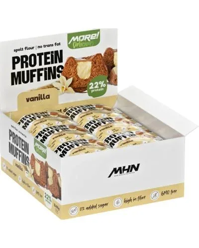 Delicious Protein Muffin, ванилия, 12 броя х 50 g, More Healthy Nutrition - More Healthy Nutrition