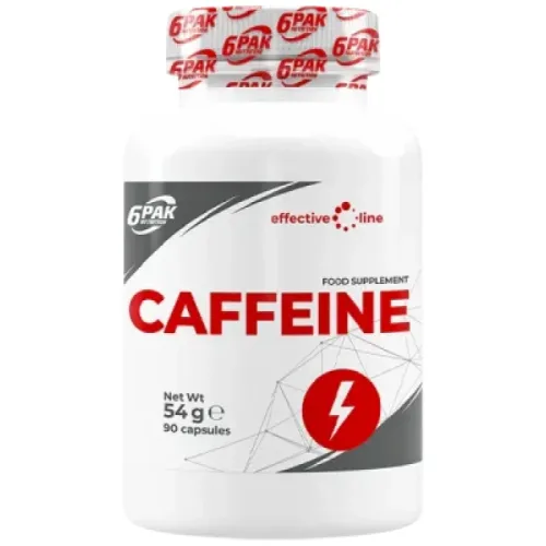 Caffeine 200 mg / 90 капсули, 90 дози - 6PAK Nutrition