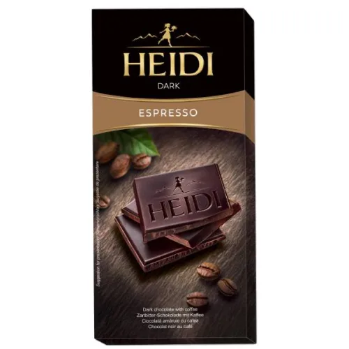 Шоколад Heidi Dark еспресо 80гр. - Heidi