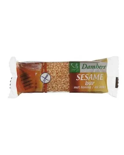 Био сусамов бар с мед, без глутен, 50 g, Damhert - Damhert