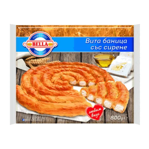 Вита баница със сирене Белла 800гр. - Белла България АД