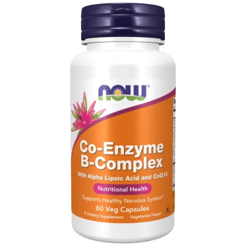 Co-Enzyme B-Complex (30 дози) / 60 капсули - NOW Foods