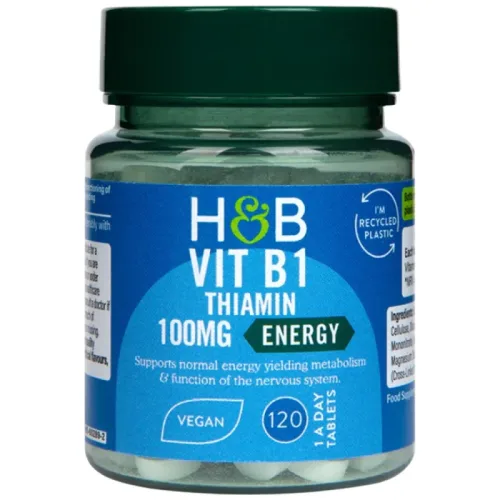Vitamin B1 | Thiamine 100 mg / 120 Таблетки, 120 дози - Holland And Barrett