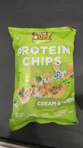 PROTEIN CHIPS CREAM & HERBS - Rice UP