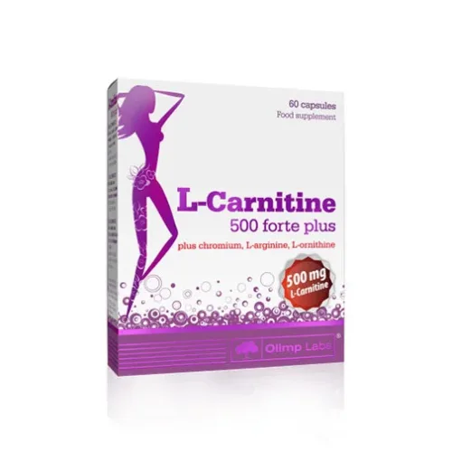 L-Carnitine 500 Forte Plus 60 Caps. (30 дози) - OLIMP