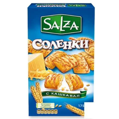 Соленки Salza с вкус на кашкавал 175гр. - Захарни изделия - Варна