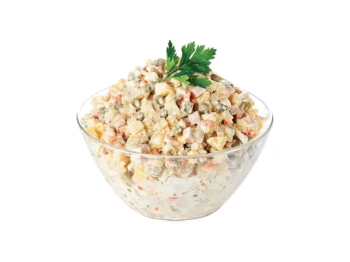 Салата Ф Вкус Руска с Шунков Колбас 400гр