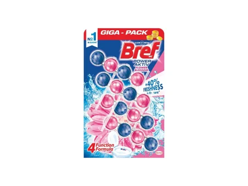 КТ Ароматизатор Bref Wc Power Цветя 4Х50гр
