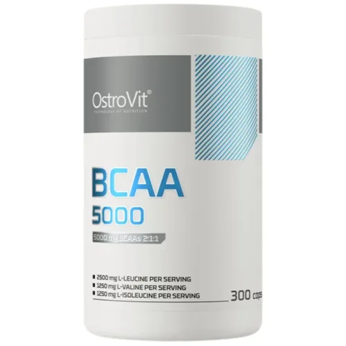 BCAA 5000 / 300 капсули, 60 дози - OstroVit