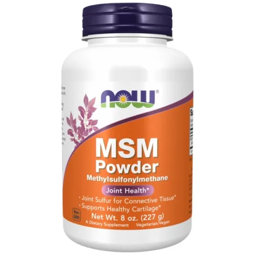 MSM Powder (126 дози) / 227 грама - NOW Foods