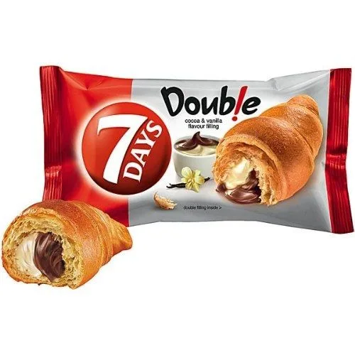Кроасан 7 days double какао и ванилия 92гр.