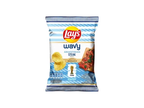 Чипс Lays Wavy Argen Steak 105 Г
