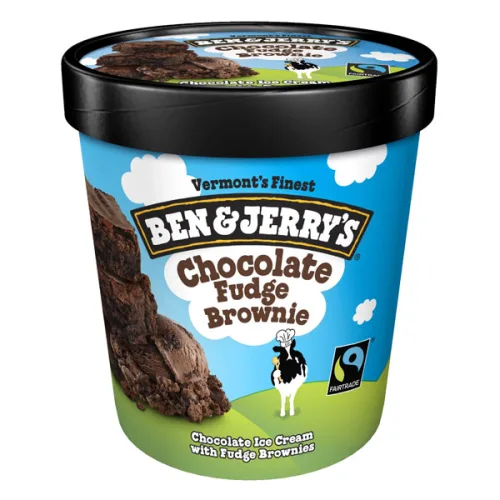 Сладолед шоколадов с брауни Ben&Jerry`s 465мл. 408гр. - Ben & Jerry's