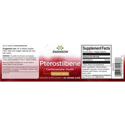 Pterostilbene 50 mg - Swanson