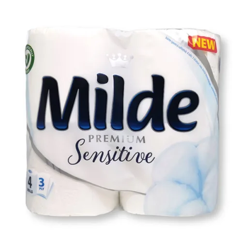 Тоалетна хартия Milde Sensitive 4бр.