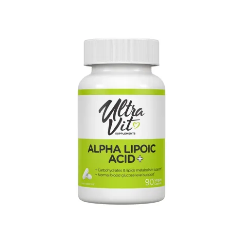 UltraVit Alpha Lipoic Acid+ - Алфа Липоева Киселина, Разфасовка 90 vcaps - VPLab