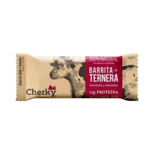 Био барче от говеждо месо, цвекло и боровинки, 35 g, Cherky - Cherky