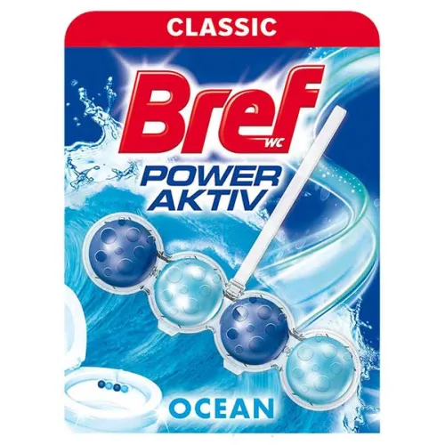 Ароматизатор за тоалетна Bref Power Aktiv Ocean топчета 50гр.