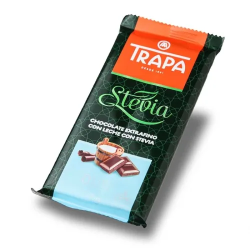 Млечен шоколад със стевия Trapa 75гр. - Trapa
