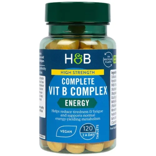 High Strength | Complete Vit B Complex / 120 Таблетки, 60 дози - Holland And Barrett