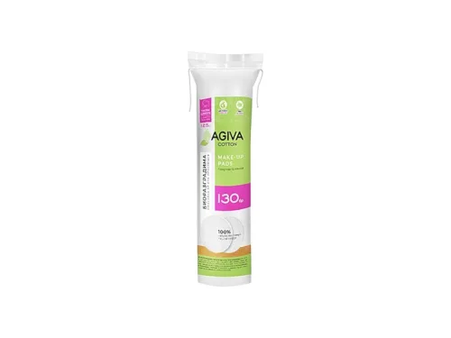 Тампони За Дегримиране Agiva 100% Памук 100бр+25бр