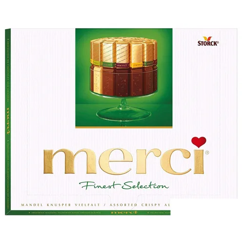 Бонбони Merci mandel - зелено 250гр. - Merci