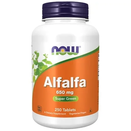 Алфалфа 650 мг / Alfalfa 650 mg - NOW